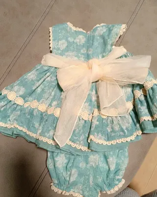 Lote5 vestidos Bebé 9/12 Meses, marcas españolas.