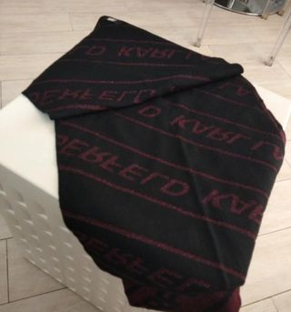 Sciarpa Karl Lagerfeld Bordeaux Lurex