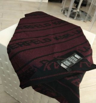 Sciarpa Karl Lagerfeld Bordeaux Lurex