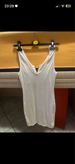 Vestito bianco e nero