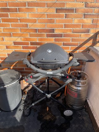 Barbacoa Weber Q 1200 de Gas con Carrito
