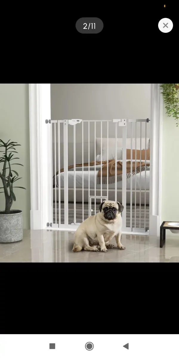 Barrera seguridad mascotas 74-101cm