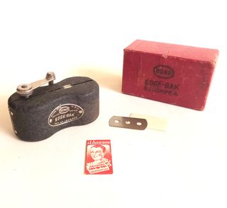 Raro Afiador de Lâminas Antigo Bond Edge-Bak 1934