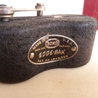 Raro Afiador de Lâminas Antigo Bond Edge-Bak 1934