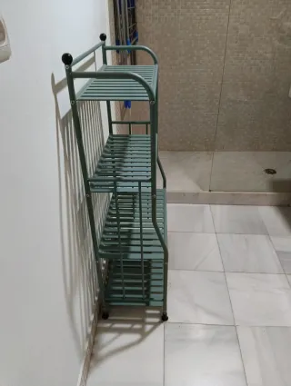 Estantería metálica verde 4 baldas