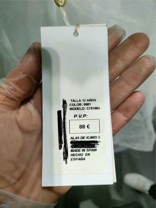 Cancán de fallera blanco