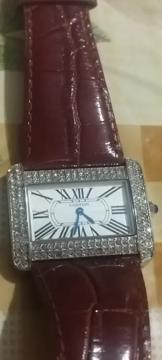 Reloj Cartier Mujer con Brillantes