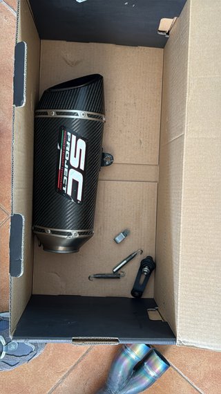 Línea completa SC Project RS 660 Titanio/Carbono