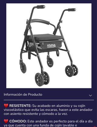 Andador Kamina Senior Negro