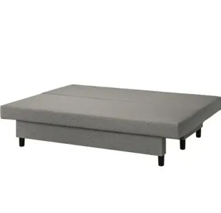 Divano letto beige a 3 posti