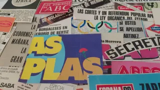 Lote 200 recortes tipografías de revistas antiguas