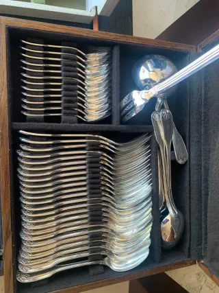 Cubiertos de plata vintage