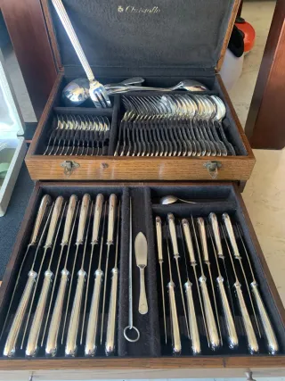 Cubiertos de plata vintage