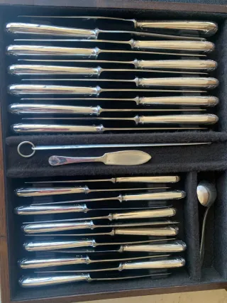 Cubiertos de plata vintage