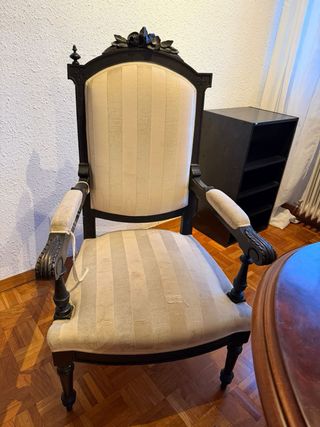 Conjunto Sillas Estilo alfonsino Antiguo siglo XIX