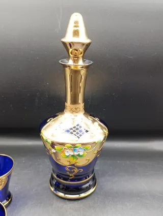 Juego de licor cristal Bohemia