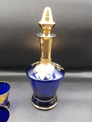 Juego de licor cristal Bohemia