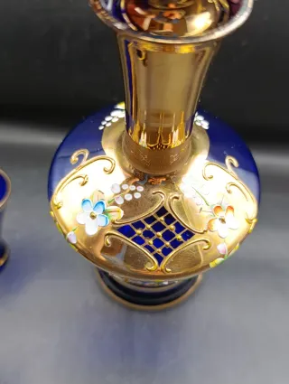 Juego de licor cristal Bohemia