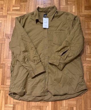 Abrigo tipo blusa oversize Zara XXL