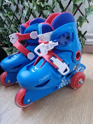 Patines y equipo de protección infantil