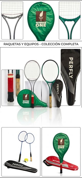 Lote di 6 racchette da tennis