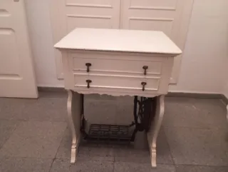 Mueble Singer Máquina de Coser Antigua