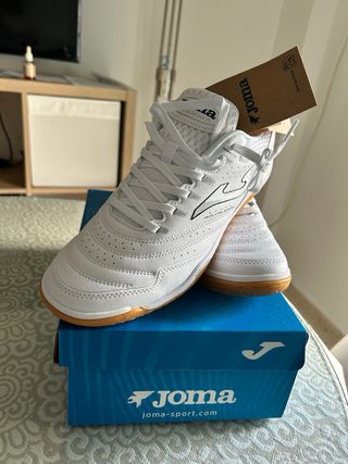 Zapatillas Fútbol Sala Joma Maxima Blancas