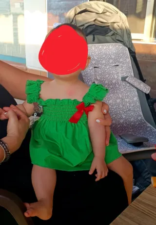 Lote 4 vestidos niña 9/12 meses