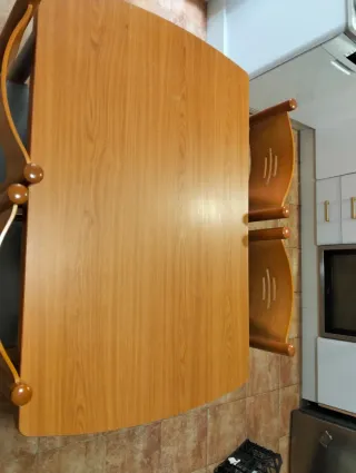 Mesa extensible cocina + 4 sillas BAILEN