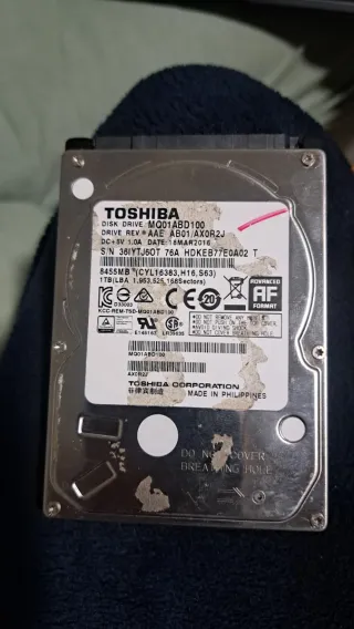 Disco Duro Toshiba 1TB SATA 2.5