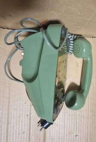 Telefono a disco SIP verde