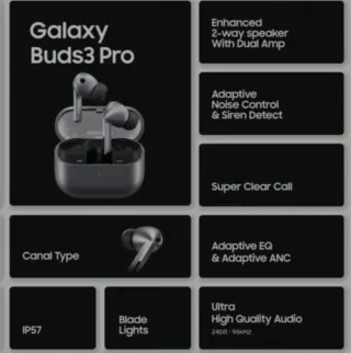 Samsung Galaxy Buds3 Pro Silver