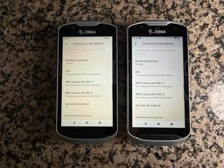 Lote de  2 PDA Zebra TC57