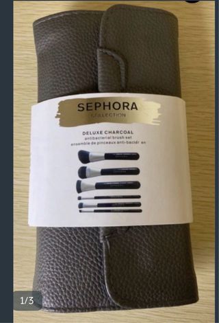 Set de brochas Sephora Deluxe Charcoal