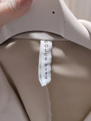 Chaqueta antelina beige talla S