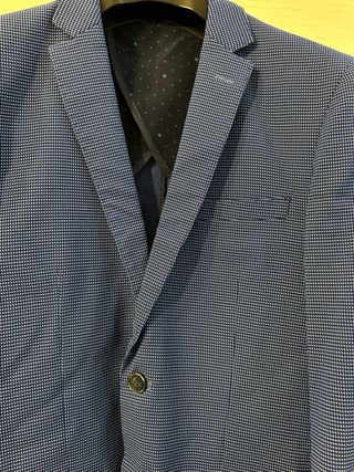 Giacca uomo blu fantasia