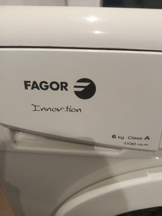 Lavadora Fagor 6 kg Clase A 1100 rpm