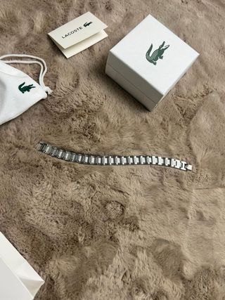 Pulsera Lacoste Metropole Plata - Edición 2025