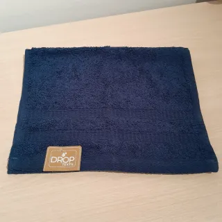 Lote 2 Toallas Tocador Azul marino 30x50