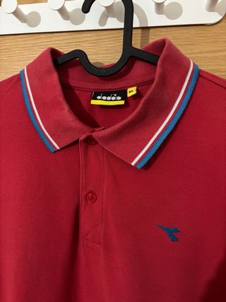 Polo Diadora XL Rojo