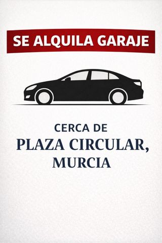 Plaza de garaje PLAZA CIRCULAR (Murcia)