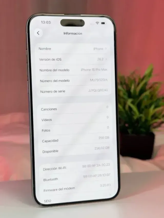 iPhone 15 Pro Max 256GB 90% bateria
