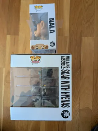 Funko Nala 497 & Scar with Hyenas 1204 rey leon