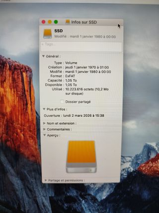 Disco duro SSD Portátil 2TB M.2 Type-C