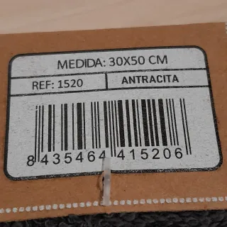 Set 2 Toallas tocador Gris 30x50