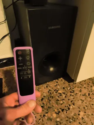 Barra de sonido Samsung con subwoofer