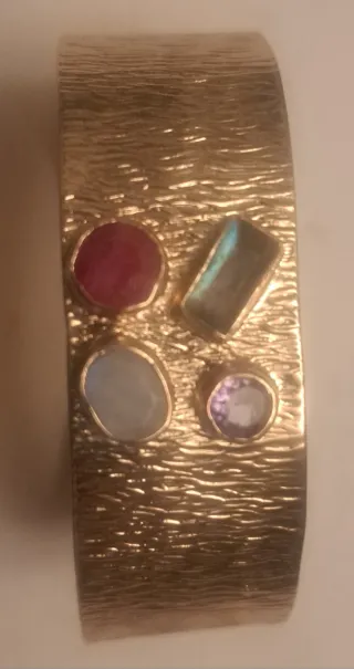 Pulsera/Brazalete Vidal&Vidal con piedra natural