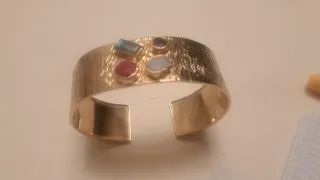 Pulsera/Brazalete Vidal&Vidal con piedra natural