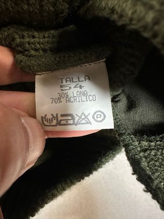 Cárdigan Vintage Montagut Lana Verde