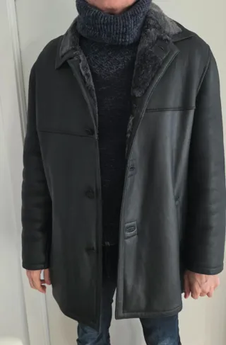 Pelliza Negra Hombre